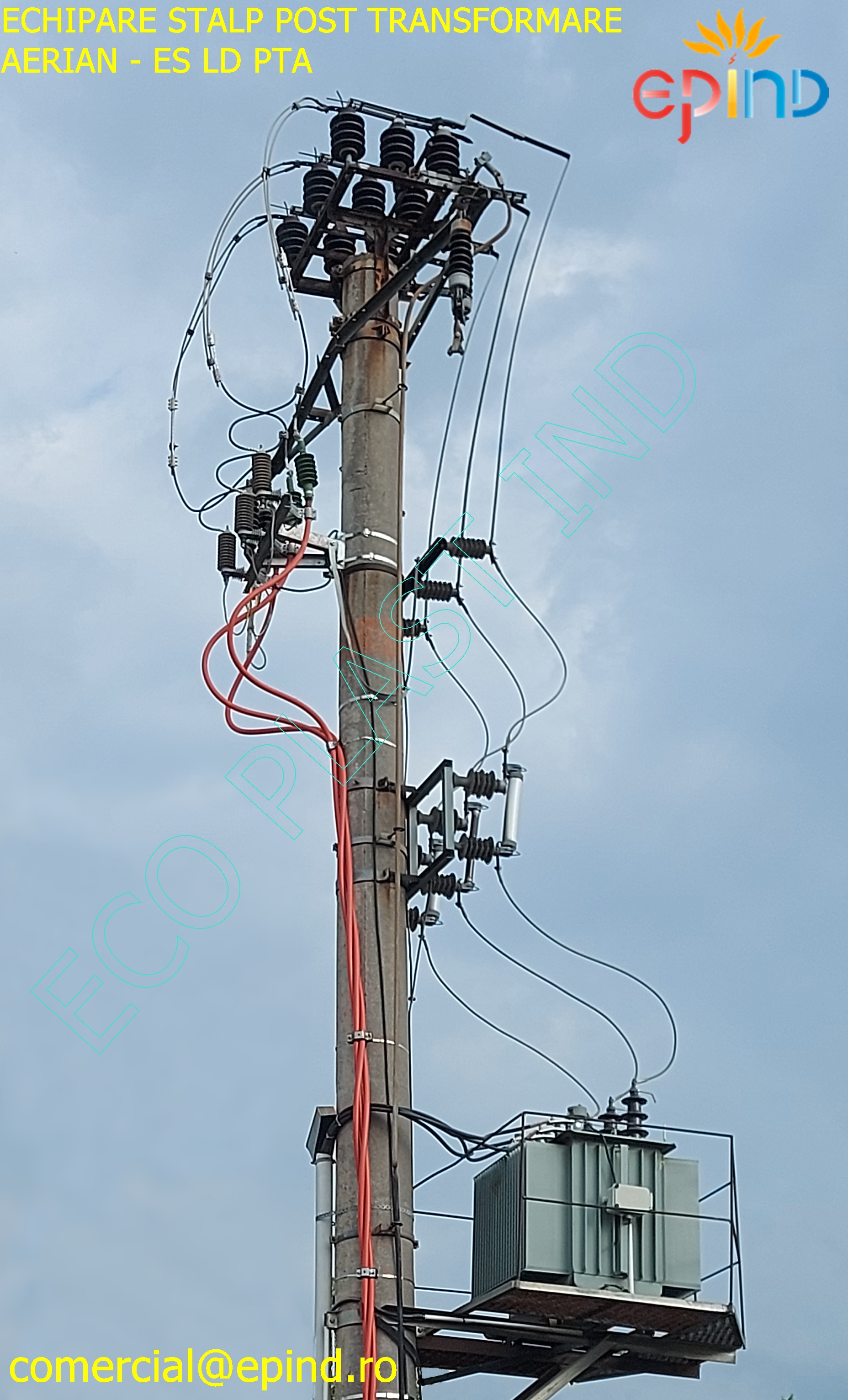 CAPITOL 5 - ECHIPARE STALP POST TRANSFORMARE AERIAN - ES LD PTA, Sablon